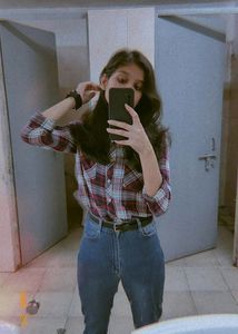 Violet Check Shirt For Funky Look