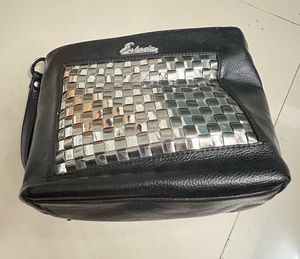 Esbeda Rare Stylish Black&amp;Silver Handbag