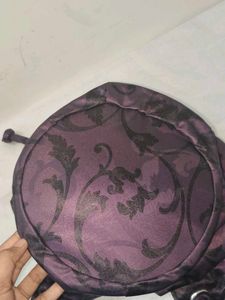 Purple baroque Hobo Bag