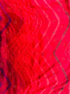 Mehroon Lehariya Saree