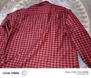 Red &amp; Black Plaid Long Sleeve Shirt😍🥰♥️