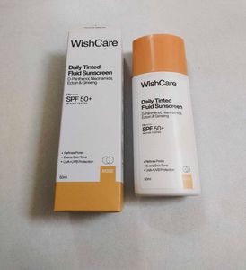 WishCare Daily Tinted Fluid Sunscreen SPF 50+