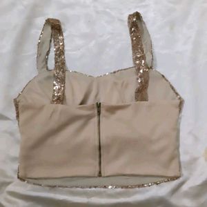 Sparkling Gold Bra
