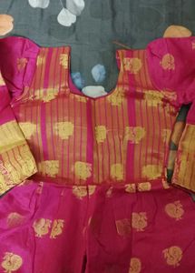 Vibrant Pink Silk Lehenga Choli