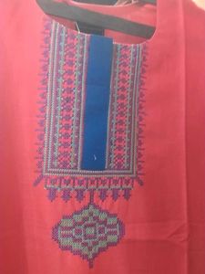 ZOLA Women’s Pink Embroidered Kurti | Ethnic Casua