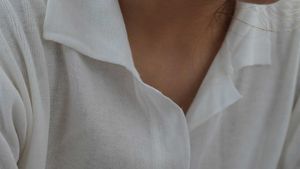 Classic White Collared Top