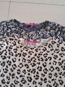 Maysixty - Two Tops: Floral &amp; Leopard Print