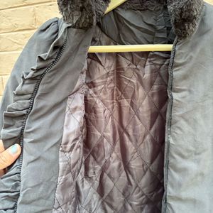 Girls Black Winter Coat