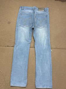 calvin klein jeans blue colour damaged good jean