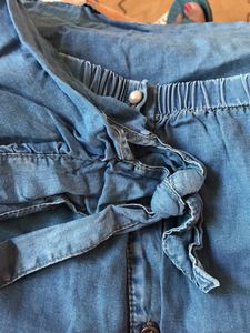 Off Shoulder Denim blouse