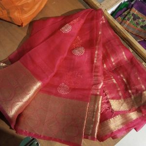 pink saree💗