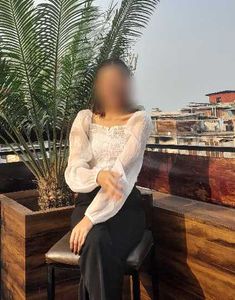 Chic White Smocked Puff Sleeve Top