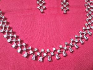 Glittering😍 Diamond Necklace Set💎✨