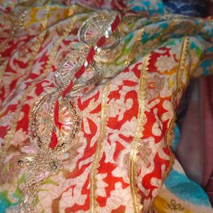 Colorful Kurta Set with Sharara