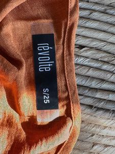 Orange Tie Strap Sundress - Size 34/36