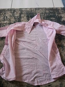Striped Button-Up Shirt