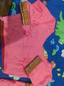 Beautiful party wear Pink Embellished Saree