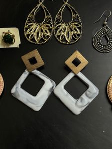 5-Pair Pre-Loved Boho &amp; Ethnic Earrings Set