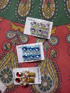 Set of 6 Designer Hair Clips