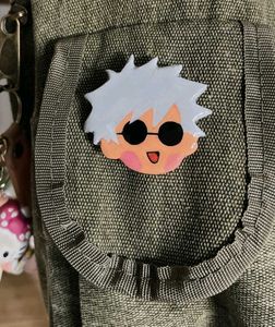 Cute Gojo Chibi Anime Bag Pin (Any 1)