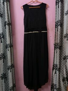 Elegant Black Sleeveless Maxi Dress