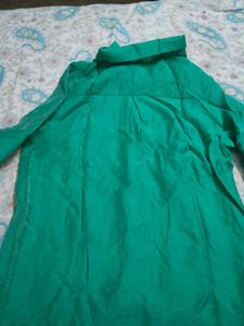 Emerald Green Collared Top