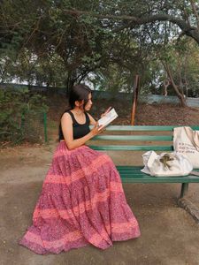 Bohemian Tiered Maxi Skirt