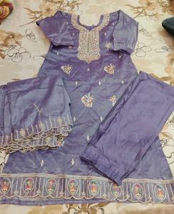 Trending Organza Suit 3pc