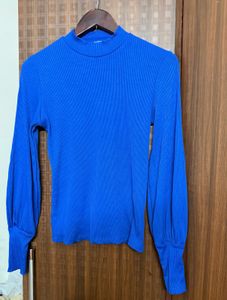 Imported 🛍️Blue Ribbed Top💙 (Fixed)