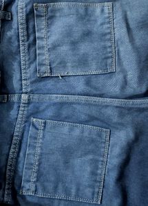 Blue Straight Leg Denim Jeans