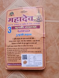 3 Mukhi Rudraksha Original Lab Taste