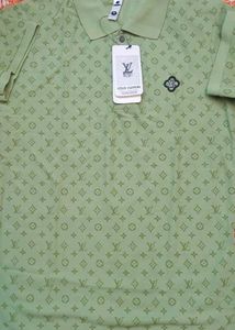 First Copy Men's Designer Monogram Polo Shirt