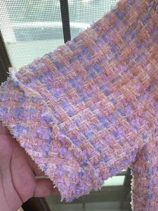 Chanel inspired Pastel Tweed Cropped Jacket
