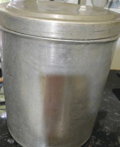 3 Vintage Aluminum Storage Container
