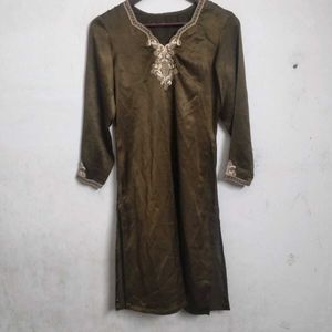 Elegant Satin  Kurta Salwar Set