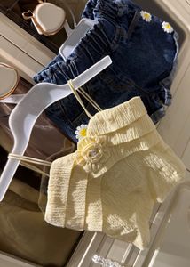 Cute Daisy Denim Shorts