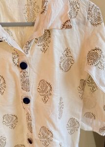 Printed Button-Down Shirt