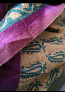 Paisley Print Saree with Blouse
