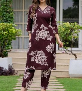 Floral Print Kurta Set..!!