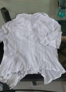 White korean style see through stretchy lace tops.