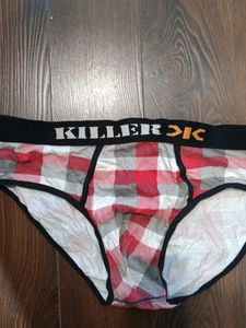 Killer Men's Plaid Briefs