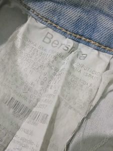 BERSHKA -Light Wash Blue Flared Jeans