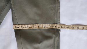 Olive Green Slim Fit pant