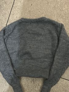 Gray Knit Sweater