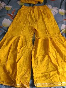 Vibrant Yellow Kurta Set with Dupatta