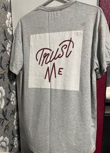 Grey Basic Oversized T-Shirt