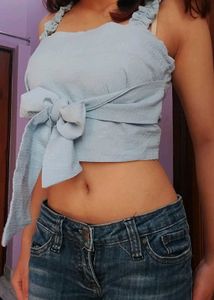 Cute Bow Pintresty Crop Top🎀