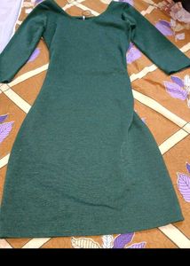 Elegant Green Midi Dress