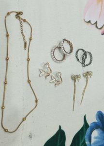 Chic Jewelry Set - Necklace &amp; Earrings