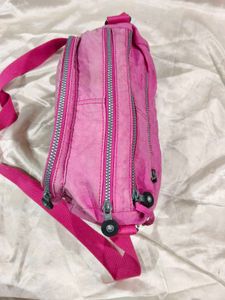Pink Kipling Crossbody Bag